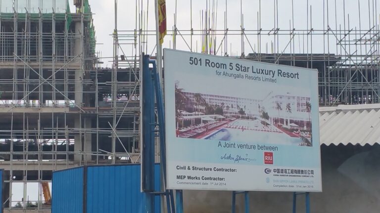 Commercial resort construction project
