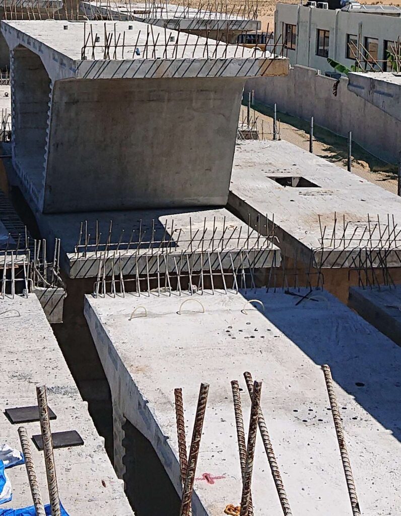 Structural rehabilitation reinforcement works